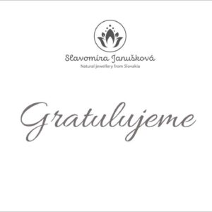 Kartička s odkazom (papierová forma)<span> - </span>gratulujeme