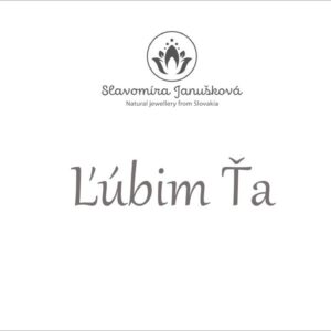 Kartička s odkazom (papierová forma)<span> - </span>Ľúbim Ťa