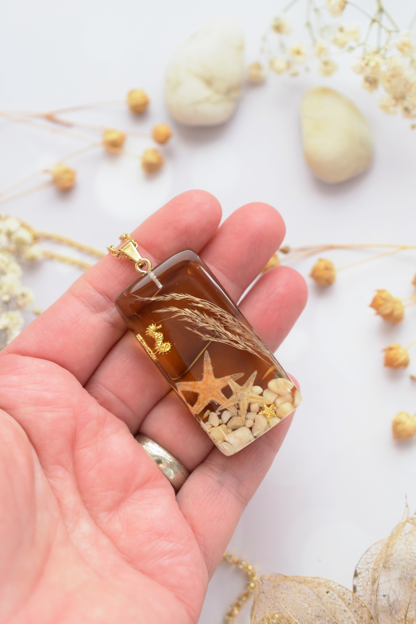Náhrdelník More obdĺžnik 3713 B CHO – Obrázok 2