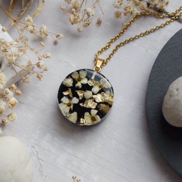 Náhrdelník Nočná obloha kruh 3856 A CHO