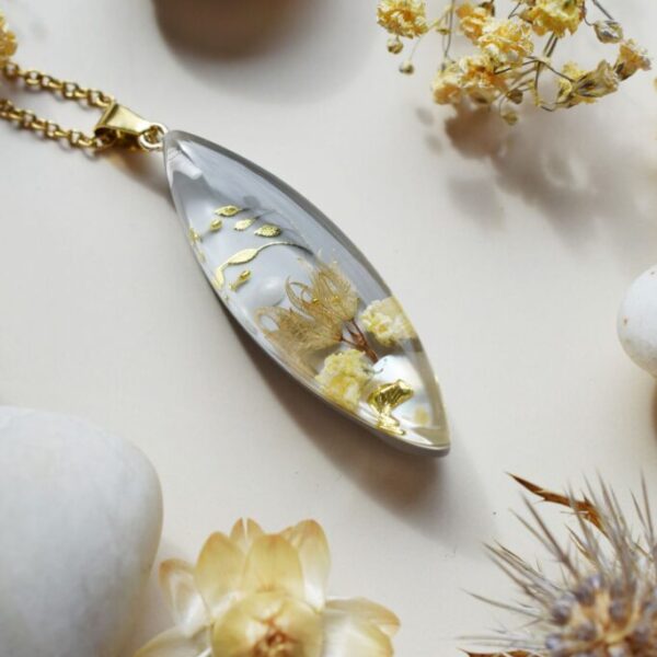 Náhrdelník Vanilková jar list 3942 B CHO